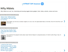 Tablet Screenshot of niftyniblets.com